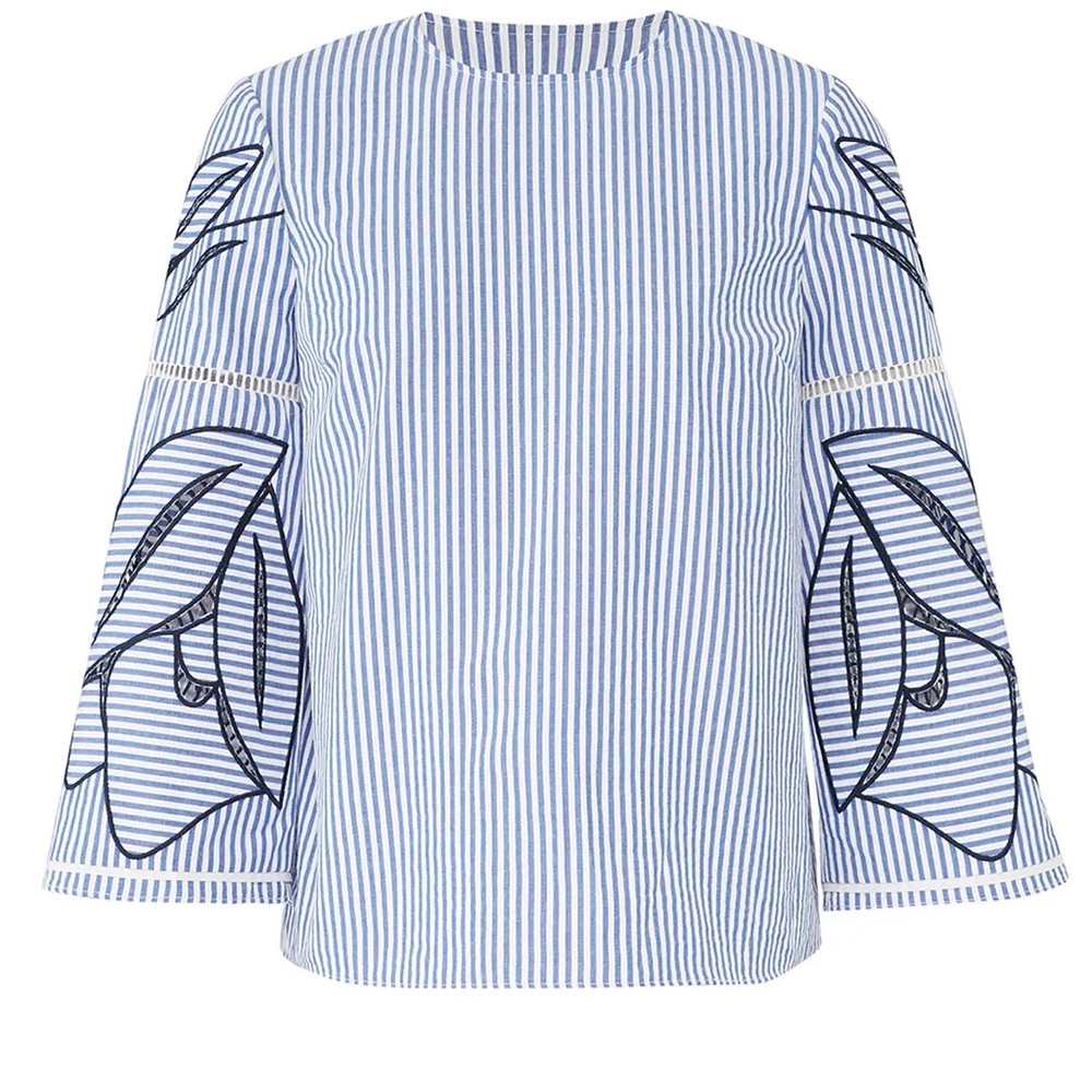 Tanya Taylor Blue Martine Top